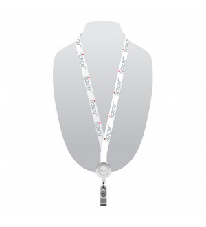 5/8" Polyester Lanyard with Badge Reel