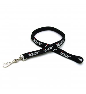 Polyester Lanyard with Breakaway Buckle and j hook