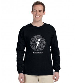 iQorian Black Long-Sleeve T-Shirt 